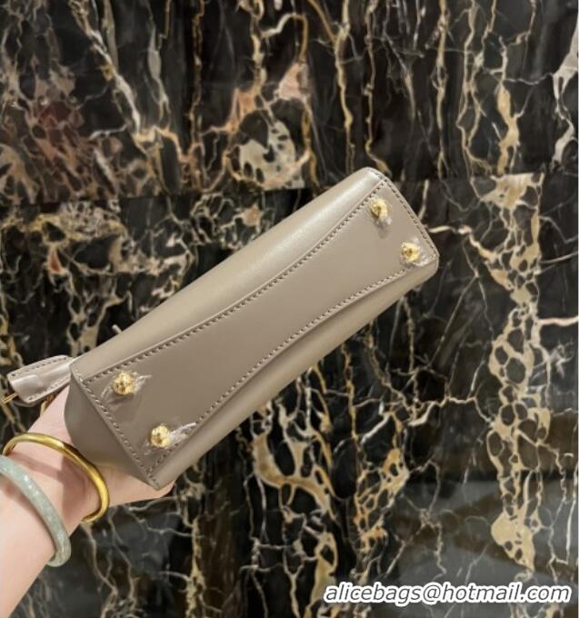 Well Crafted Dolce&Gabbana Marlene Day Mini Handbag in Palmated Calfskin D1706 Grey 2025