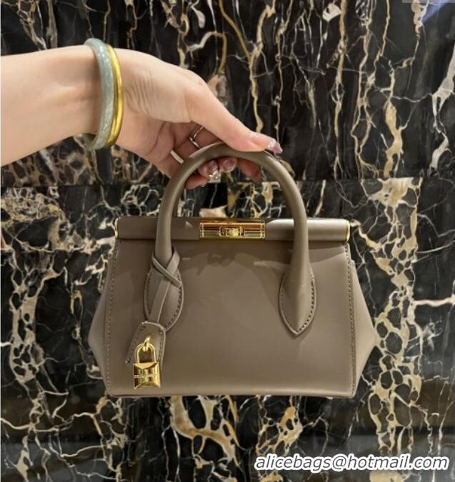 Well Crafted Dolce&Gabbana Marlene Day Mini Handbag in Palmated Calfskin D1706 Grey 2025