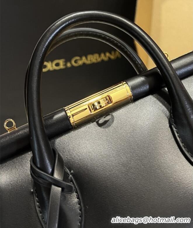Well Crafted Dolce&Gabbana Marlene Day Mini Handbag in Palmated Calfskin D1706 Black 2025