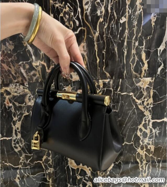 Well Crafted Dolce&Gabbana Marlene Day Mini Handbag in Palmated Calfskin D1706 Black 2025