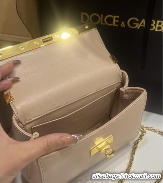 Top Design Dolce&Gabbana Marlene Shoulder Bag in Calfskin D1707 Beige 2025