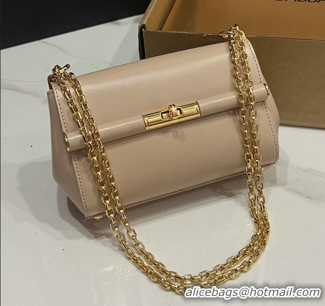 Top Design Dolce&Gabbana Marlene Shoulder Bag in Calfskin D1707 Beige 2025