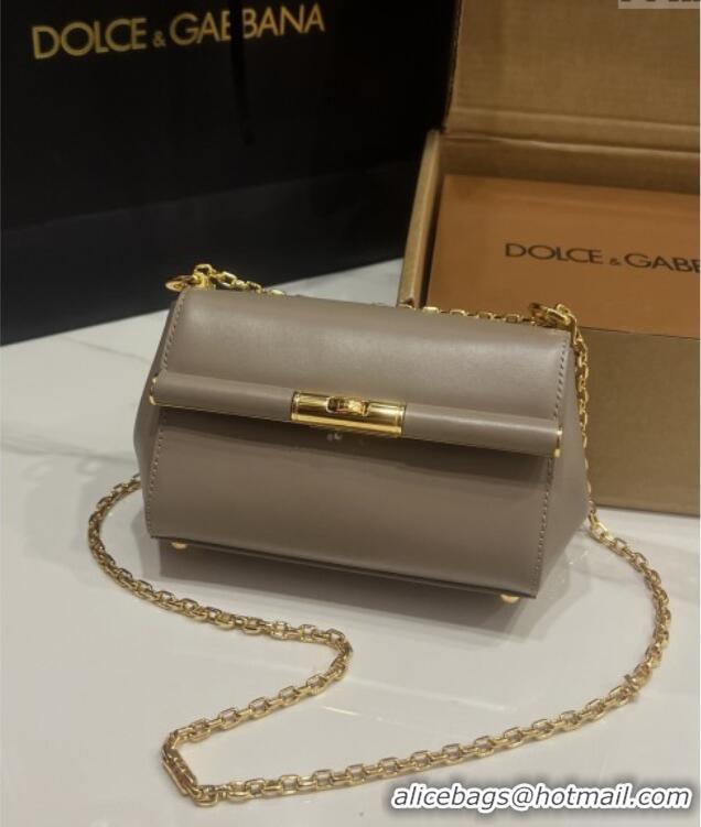Shop Discount Dolce&Gabbana Marlene Shoulder Bag in Calfskin D1707 Grey 2025