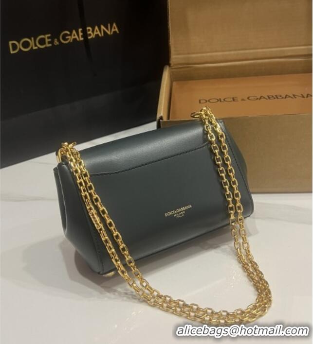 Top Design Dolce&Gabbana Marlene Shoulder Bag in Calfskin D1707 Dark Green 2025