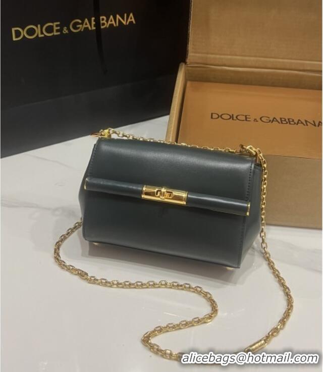 Top Design Dolce&Gabbana Marlene Shoulder Bag in Calfskin D1707 Dark Green 2025