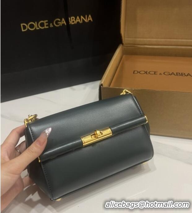 Top Design Dolce&Gabbana Marlene Shoulder Bag in Calfskin D1707 Dark Green 2025