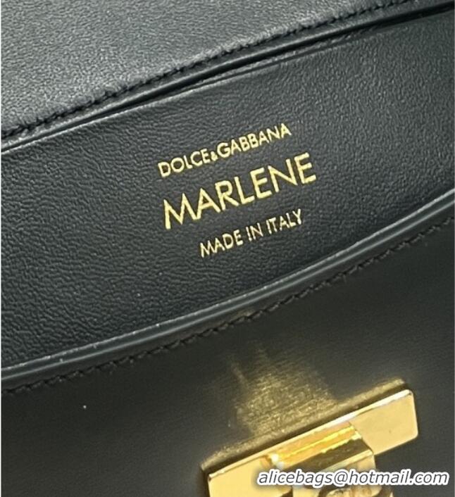 Top Design Dolce&Gabbana Marlene Shoulder Bag in Calfskin D1707 Dark Green 2025