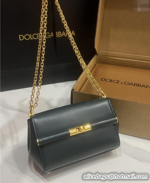 Top Design Dolce&Gabbana Marlene Shoulder Bag in Calfskin D1707 Dark Green 2025