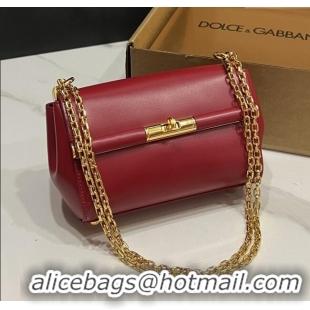 Most Popular Dolce&Gabbana Marlene Shoulder Bag in Calfskin D1707 Red 2025