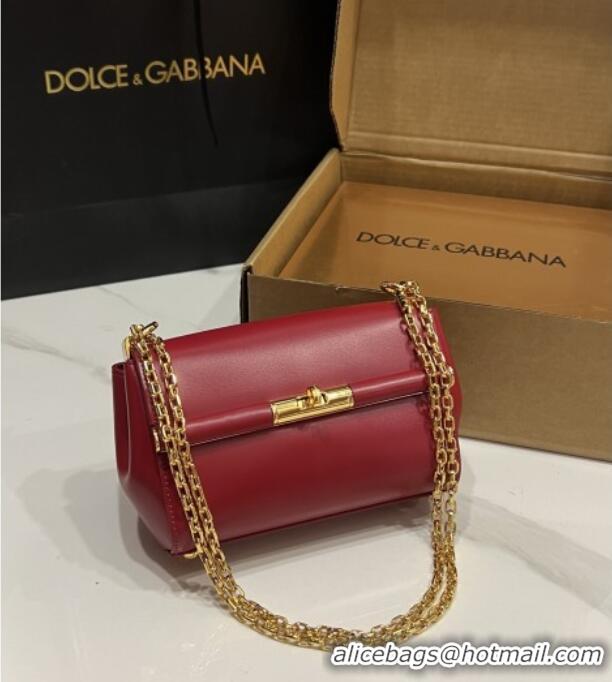 Most Popular Dolce&Gabbana Marlene Shoulder Bag in Calfskin D1707 Red 2025
