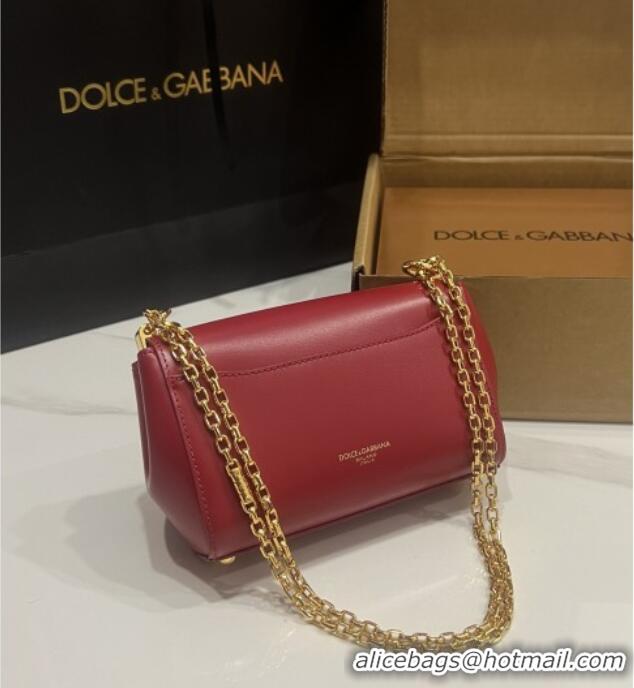 Most Popular Dolce&Gabbana Marlene Shoulder Bag in Calfskin D1707 Red 2025