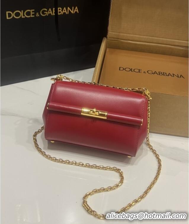 Most Popular Dolce&Gabbana Marlene Shoulder Bag in Calfskin D1707 Red 2025