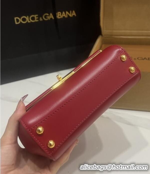 Most Popular Dolce&Gabbana Marlene Shoulder Bag in Calfskin D1707 Red 2025