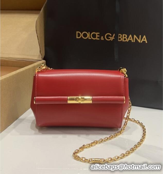 Most Popular Dolce&Gabbana Marlene Shoulder Bag in Calfskin D1707 Red 2025
