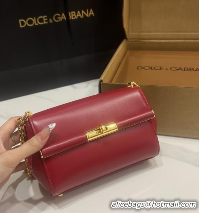 Most Popular Dolce&Gabbana Marlene Shoulder Bag in Calfskin D1707 Red 2025