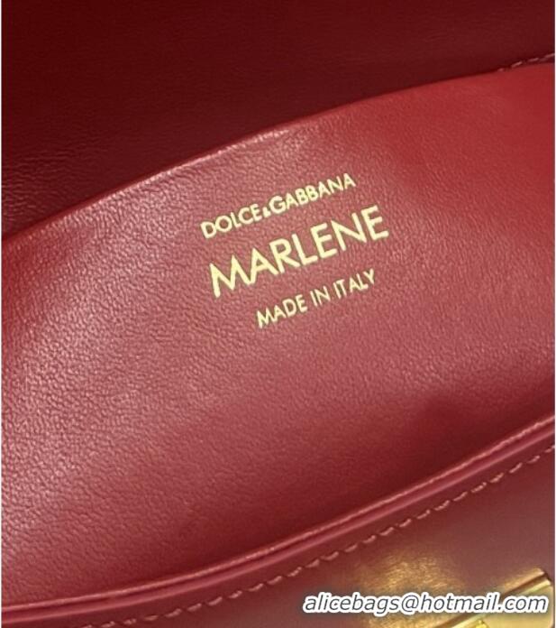 Most Popular Dolce&Gabbana Marlene Shoulder Bag in Calfskin D1707 Red 2025