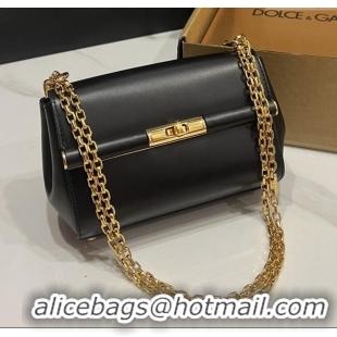Most Popular Dolce&Gabbana Marlene Shoulder Bag in Calfskin D1707 Black 2025