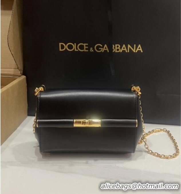 Most Popular Dolce&Gabbana Marlene Shoulder Bag in Calfskin D1707 Black 2025