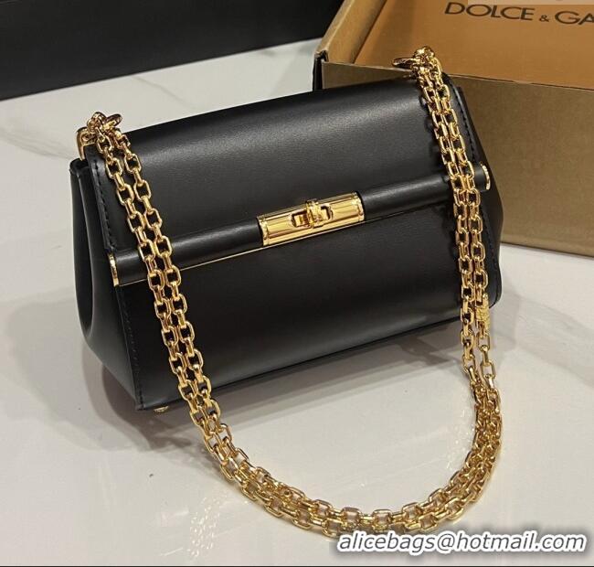 Most Popular Dolce&Gabbana Marlene Shoulder Bag in Calfskin D1707 Black 2025