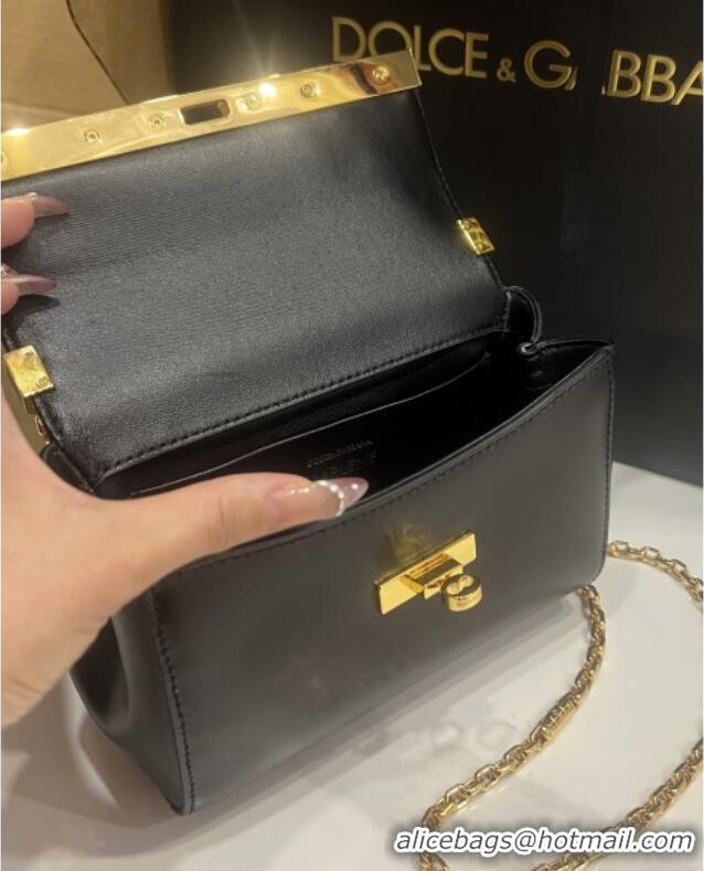 Most Popular Dolce&Gabbana Marlene Shoulder Bag in Calfskin D1707 Black 2025
