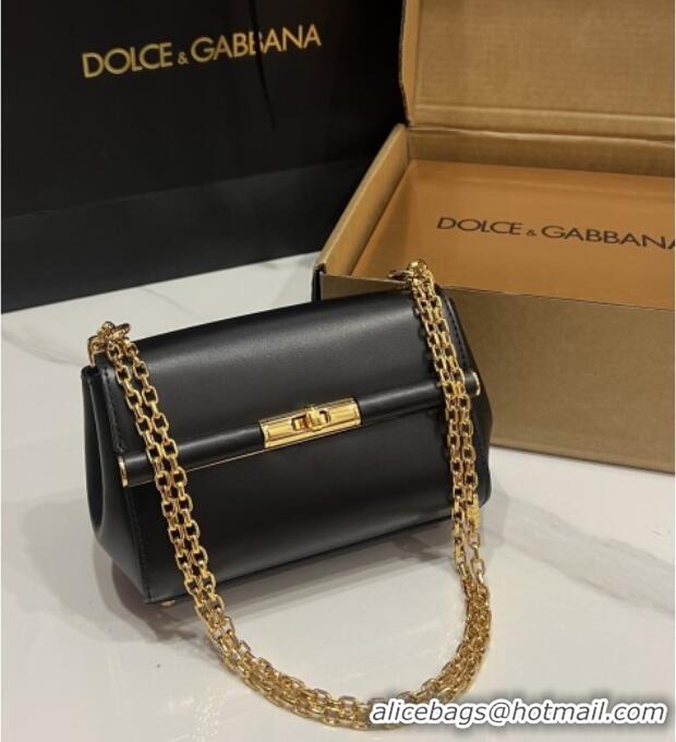 Most Popular Dolce&Gabbana Marlene Shoulder Bag in Calfskin D1707 Black 2025