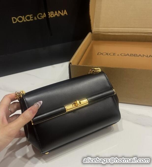 Most Popular Dolce&Gabbana Marlene Shoulder Bag in Calfskin D1707 Black 2025
