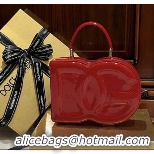 Market Sells Dolce&Gabbana Box Bag in Patent Calfskin D1709 Red 2025