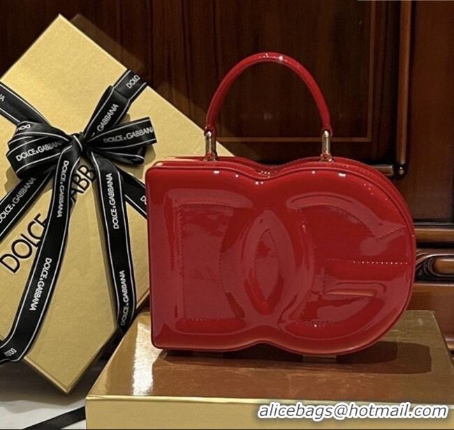 Market Sells Dolce&Gabbana Box Bag in Patent Calfskin D1709 Red 2025
