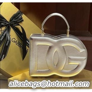 Best Discount Dolce&Gabbana Box Bag in Smooth Calfskin D1708 Silver 2025