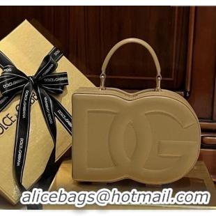 Grade Quality Dolce&Gabbana Box Bag in Smooth Calfskin D1709 Camel 2025