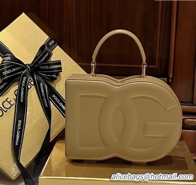 Grade Quality Dolce&Gabbana Box Bag in Smooth Calfskin D1709 Camel 2025