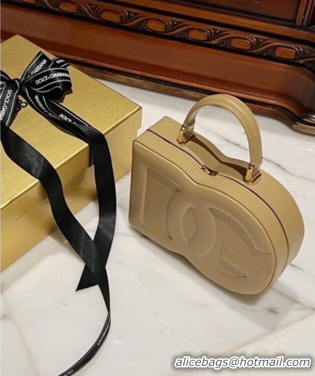 Grade Quality Dolce&Gabbana Box Bag in Smooth Calfskin D1709 Camel 2025