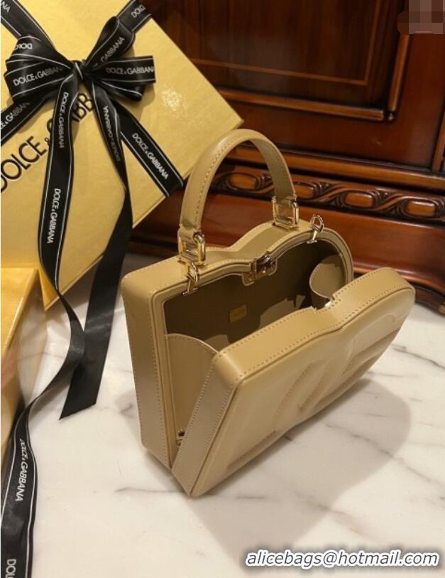 Grade Quality Dolce&Gabbana Box Bag in Smooth Calfskin D1709 Camel 2025