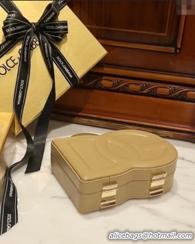 Grade Quality Dolce&Gabbana Box Bag in Smooth Calfskin D1709 Camel 2025