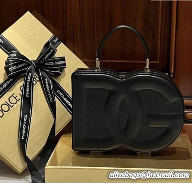 Classic Specials Dolce&Gabbana Box Bag in Smooth Calfskin D1709 Black 2025