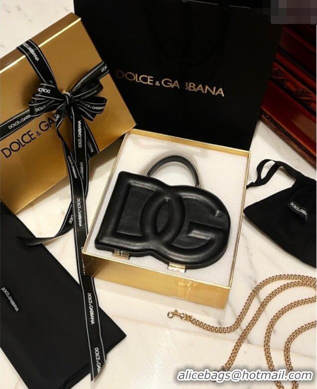 Classic Specials Dolce&Gabbana Box Bag in Smooth Calfskin D1709 Black 2025