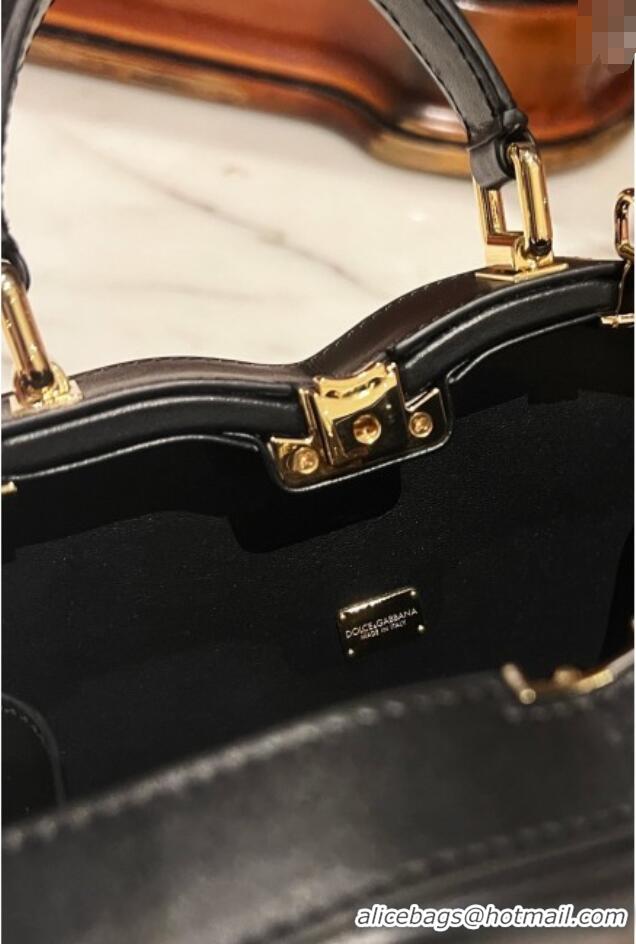 Classic Specials Dolce&Gabbana Box Bag in Smooth Calfskin D1709 Black 2025
