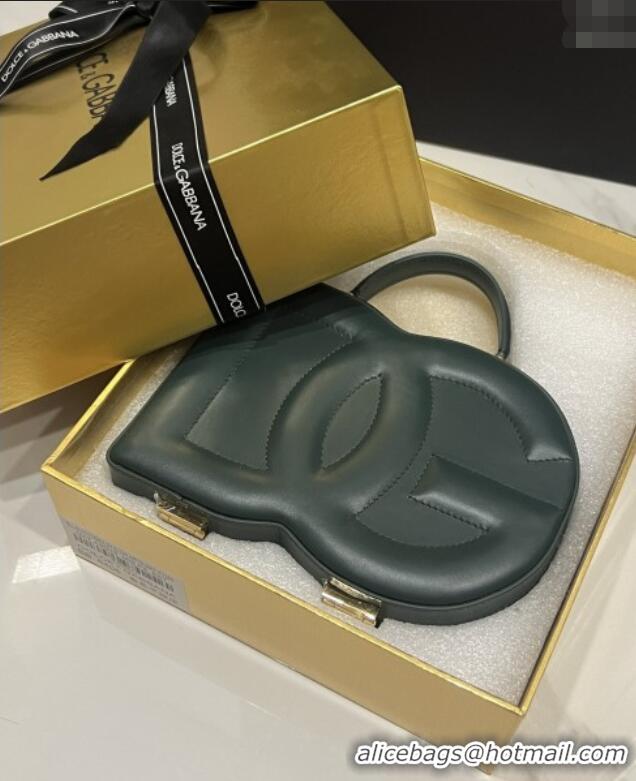 Best Price Dolce&Gabbana Box Bag in Smooth Calfskin D1709 Green 2025