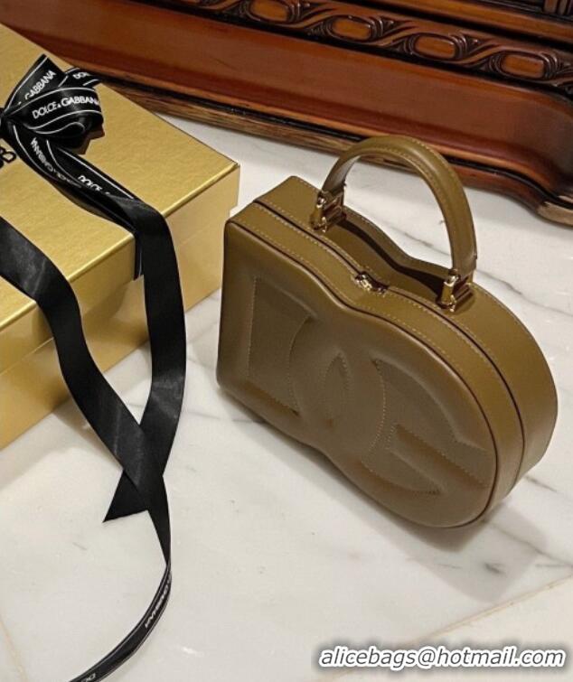 Popular Style Dolce&Gabbana Box Bag in Smooth Calfskin D1709 Tan 2025