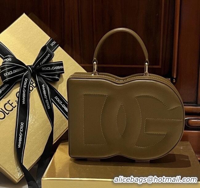 Popular Style Dolce&Gabbana Box Bag in Smooth Calfskin D1709 Tan 2025
