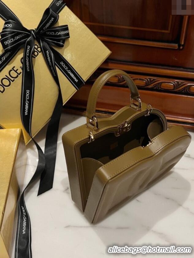 Popular Style Dolce&Gabbana Box Bag in Smooth Calfskin D1709 Tan 2025