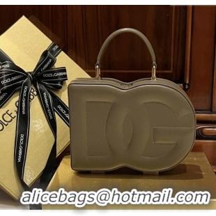 Well Crafted Dolce&Gabbana Box Bag in Smooth Calfskin D1709 Grey 2025