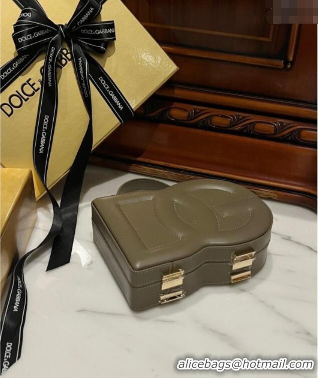 Well Crafted Dolce&Gabbana Box Bag in Smooth Calfskin D1709 Grey 2025