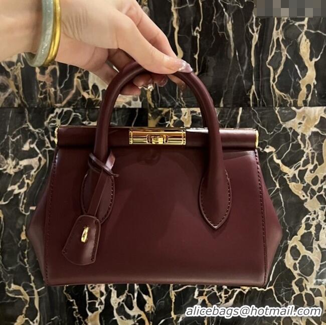 Trendy Design Dolce&Gabbana Marlene Day Mini Handbag in Palmated Calfskin D1710 Burgundy 2025