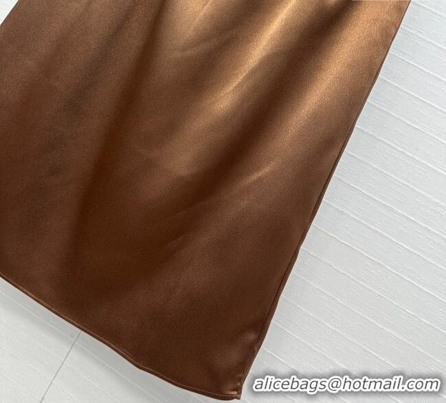 Famous Brand Miu Miu Skirt MIU061209 Brown 2025