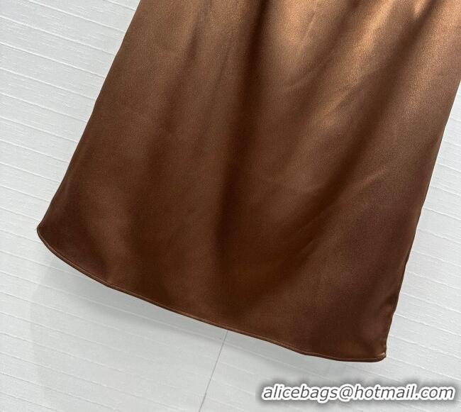 Famous Brand Miu Miu Skirt MIU061209 Brown 2025