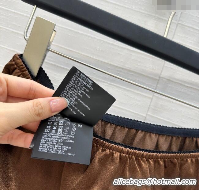 Famous Brand Miu Miu Skirt MIU061209 Brown 2025