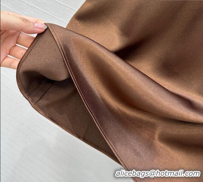 Famous Brand Miu Miu Skirt MIU061209 Brown 2025