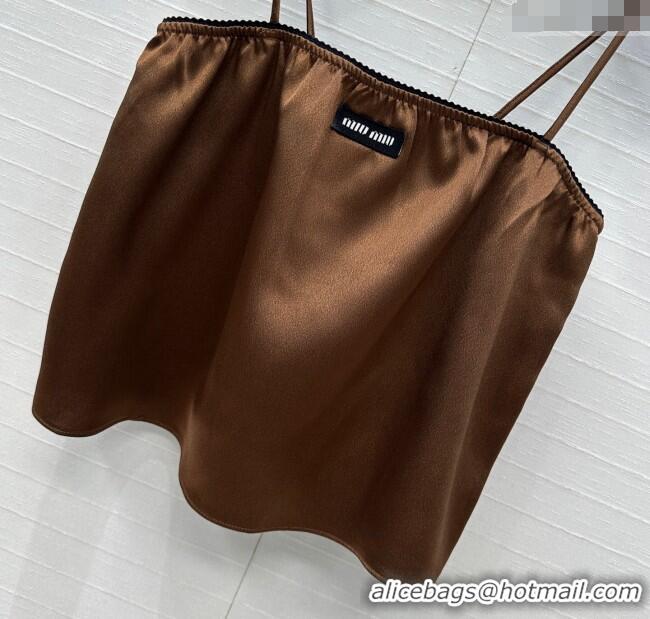 Best Luxury Miu Miu Vest MIU061209 Brown 2025