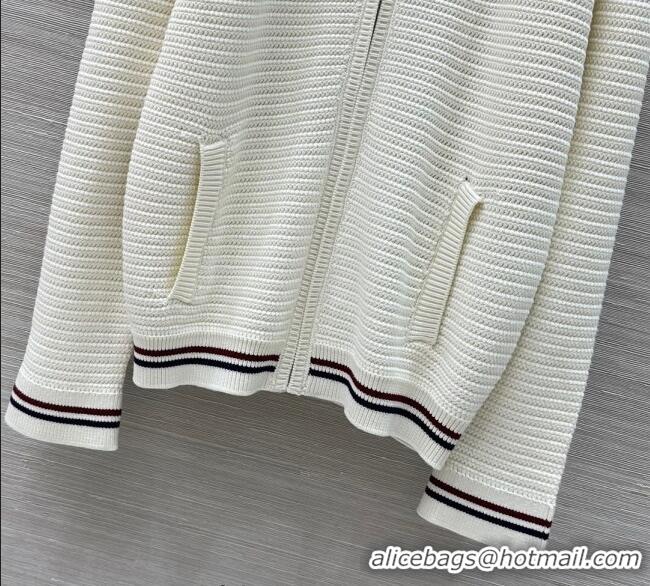 Buy Inexpensive Miu Miu Knit Jacket MIU061210 White 2025